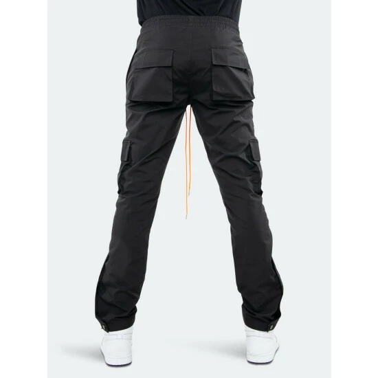EPTM Snap Cargo Pants Denim & Bottoms Black 5 EPTM Snap Cargo Pants Denim & Bottoms Black - Image 3