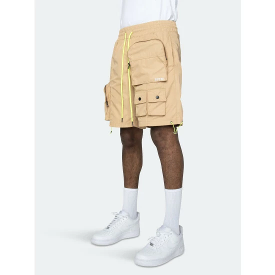 Eptm Hyper Cargo Shorts Khakhi - Image 3