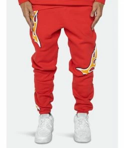 EPTM NU Flame Sweatpants Pants Red