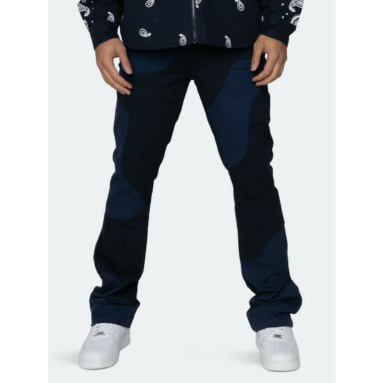 EPTM Dave East Marble Pants Denim & Bottoms Blue - Image 3