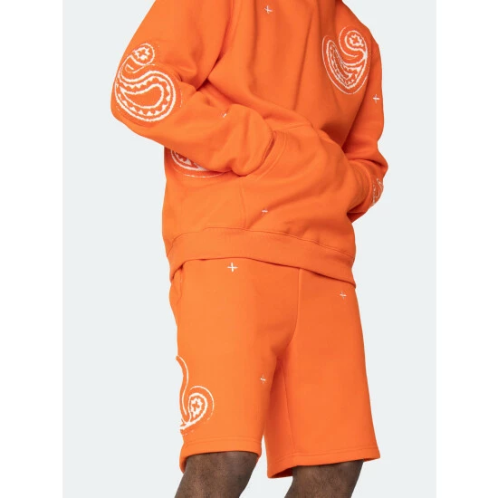 EPTM Paisley Hoodie- Orange Sweatshirts, Sweaters & Hoodies - Image 3