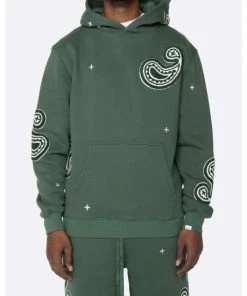 EPTM Paisley Hoodie Sweatshirts, Sweaters & Hoodies Hunter Green