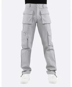 Eptm 3m Piping Cargo Pants Grey