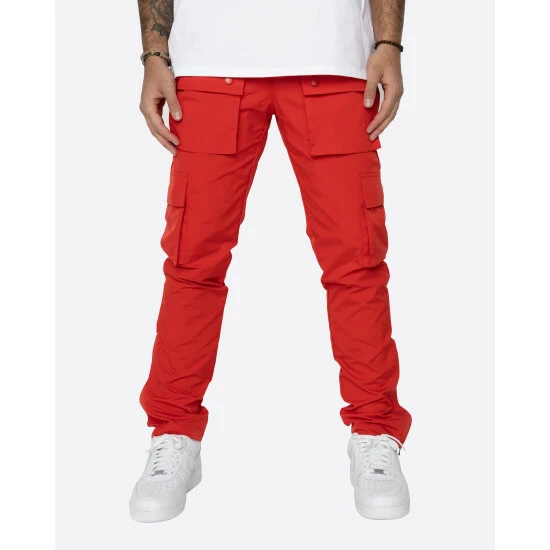 Eptm Snap Cargo Pants Denim & Bottoms Red