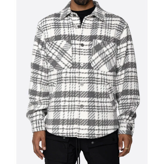 EPTM Slit Flannel Shirt Shirts Modern Grey 3 EPTM Slit Flannel Shirt Shirts Modern Grey