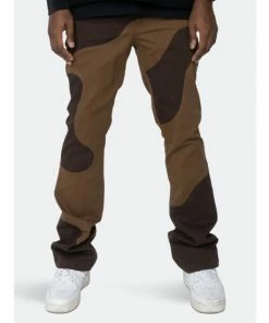 EPTM Marble Pants Denim & Bottoms Brown