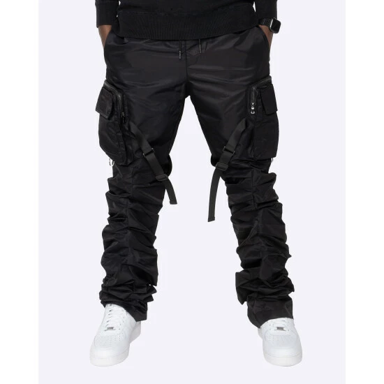 EPTM Stacked Flare Cargo 2.0 Pants Black - Image 3