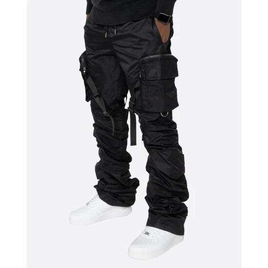 EPTM Stacked Flare Cargo 2.0 Pants Black - Image 4