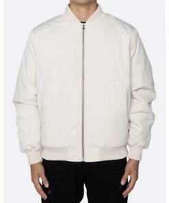 EPTM Flame Stitch Bomber Jacket Coats, Jackets & Blazers Cream