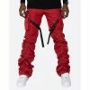 Eptm Stacked Flare Cargo 2.0 Denim & Bottoms Red