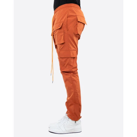 EPTM Snap Cargo Pants Denim & Bottoms Orange - Image 2