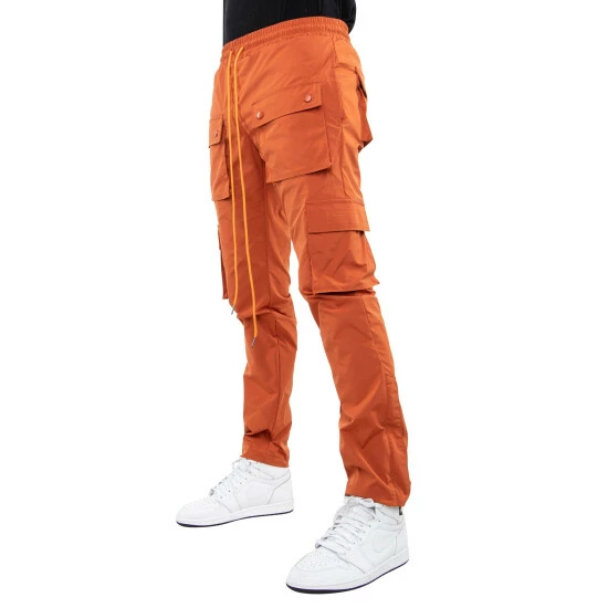 EPTM Snap Cargo Pants Denim & Bottoms Orange - Image 3