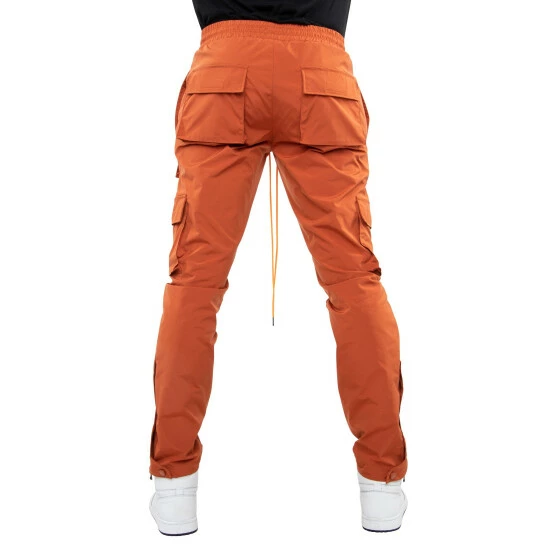 EPTM Snap Cargo Pants Denim & Bottoms Orange - Image 4
