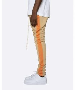 EPTM Track Pants Khaki / R.orange