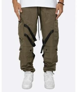 EPTM Tayhwa Strap Cargo Pants Olive