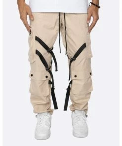 EPTM Tayhwa Strap Cargo Pants Khaki