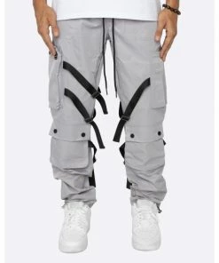 EPTM Tayhwa Strap Cargo Pants Grey
