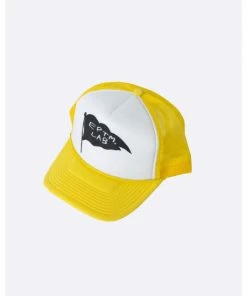 EPTM Lab Trucker Hat Hats & Scarves Yellow White