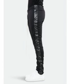 Eptm Vegan Leather - Track Pants Black