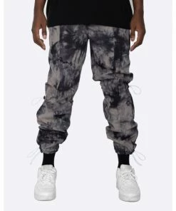 EPTM Tie Dye Hyper Track Pants Black