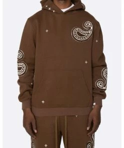 EPTM Paisley Hoodie Sweatshirts, Sweaters & Hoodies Brown