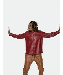 EPTM Gopachi Cargo Shirt Shirts Burgundy -EPTM Shop unnamed file 423