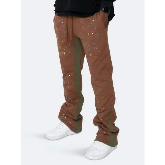 EPTM Rebel Sweatpants - Brown Denim & Bottoms
