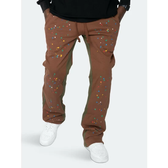 EPTM Rebel Sweatpants - Brown Denim & Bottoms - Image 2