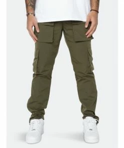 EPTM Snap Cargo Pants Denim & Bottoms Olive