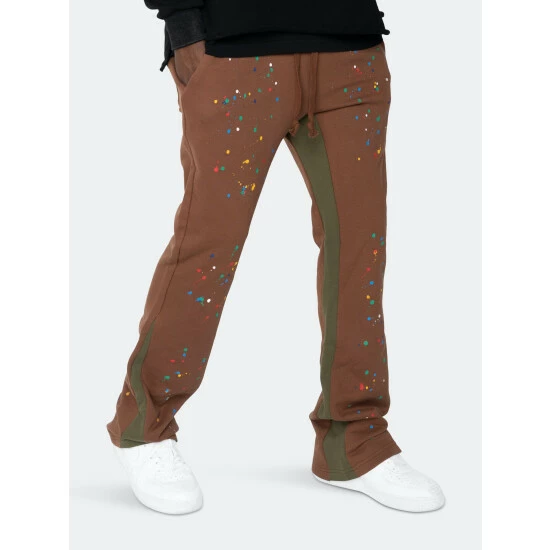 EPTM Rebel Sweatpants - Brown Denim & Bottoms - Image 3