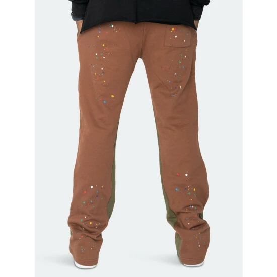 EPTM Rebel Sweatpants - Brown Denim & Bottoms - Image 4