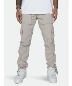 EPTM Snap Cargo Pants Denim & Bottoms Grey