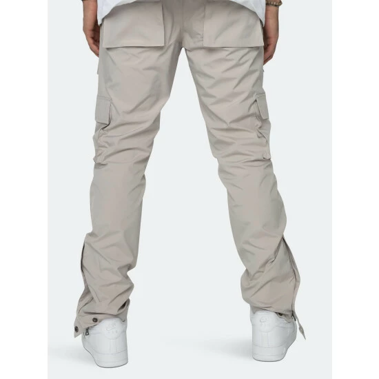 EPTM Snap Cargo Pants Denim & Bottoms Grey - Image 3