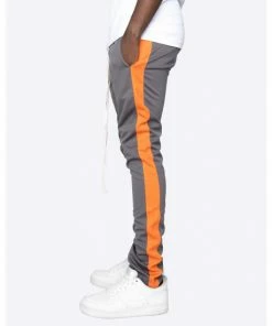 EPTM Track Pants Charcoal / R.orange