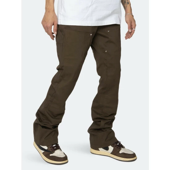 Eptm Nu Carpenter Pants Denim & Bottoms Brown - Image 2