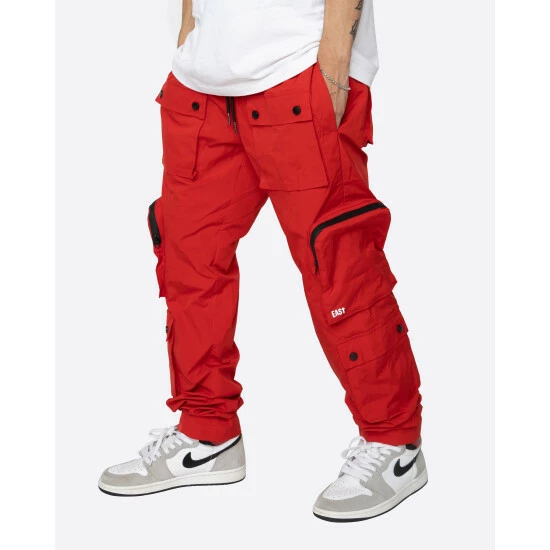 EPTM Dave East "Dope Boy" Cargo Pants Denim & Bottoms Red - Image 3