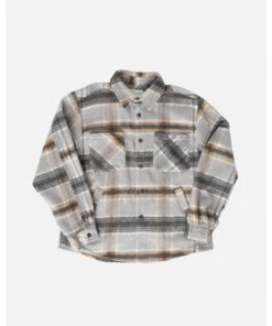 Eptm Slit Flannel Shirt Shirts Mohair/almond