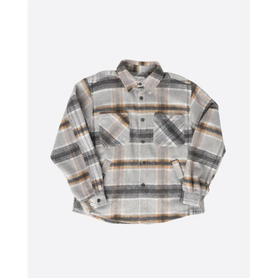 Eptm Slit Flannel Shirt Shirts Mohair/almond
