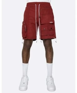 EPTM Hyper Cargo Shorts Burgundy