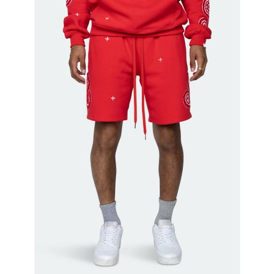 EPTM Paisley Shorts- Red