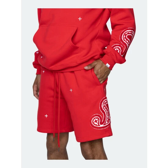 EPTM Paisley Shorts- Red - Image 2