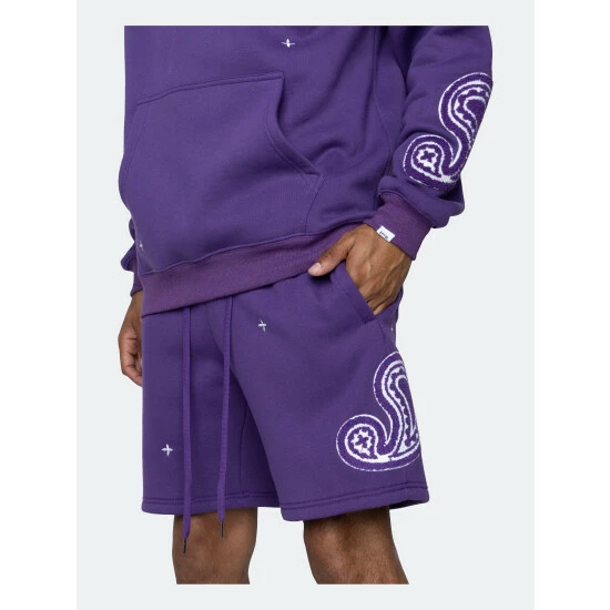 EPTM Paisley Shorts-Purple 4 EPTM Paisley Shorts-Purple - Image 2