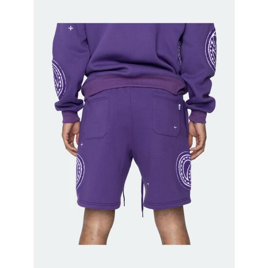 EPTM Paisley Shorts-Purple 5 EPTM Paisley Shorts-Purple - Image 3