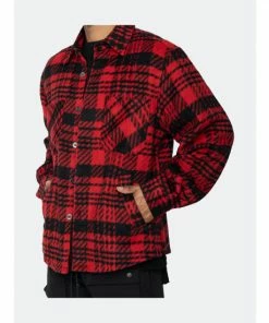 Eptm Slit Flannel Shirt Shirts Modern Red -EPTM Shop unnamed file 732