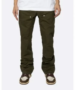 EPTM Nu Carpenter Pants Denim & Bottoms Olive