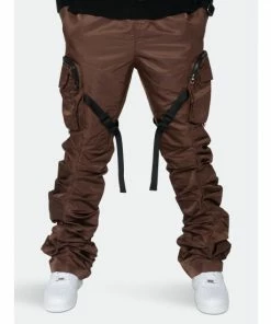EPTM Stacked Flare Cargo 2.0 Pants Brown