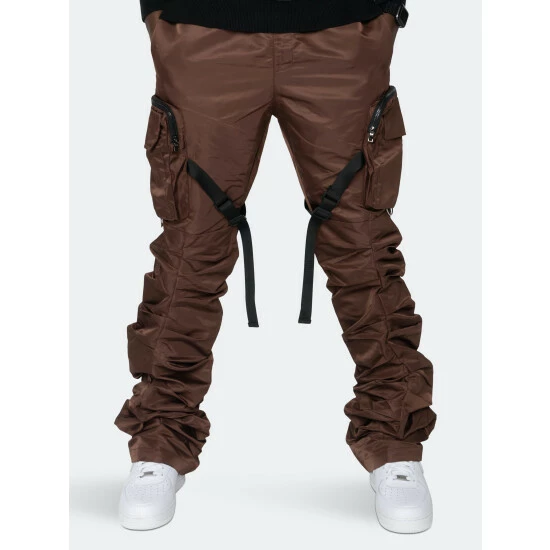 EPTM Stacked Flare Cargo 2.0 Pants Brown