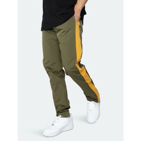 EPTM Nylon Basic Track Pants-Olive/Khaki - Image 2