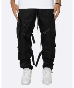 EPTM Tayhwa Strap Cargo Pants Black