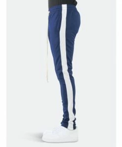 EPTM Track Pants Navy/ivory